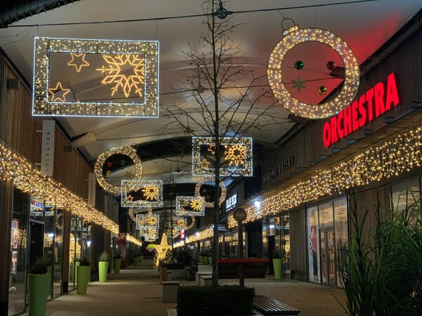 Décoration Noël aérienne