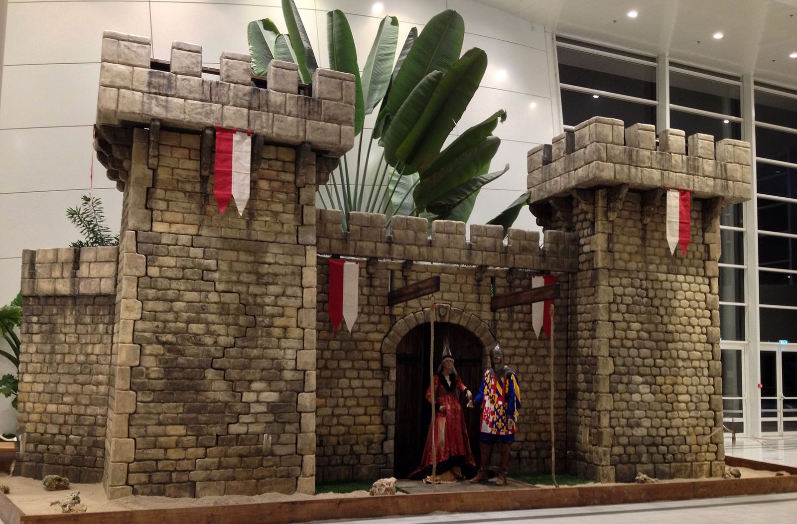 Décor scénographie château fort