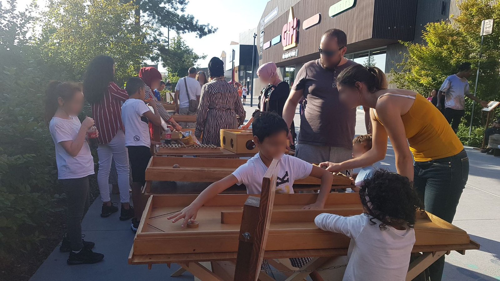 Espace jeux en bois (extérieur ou intérieur)
