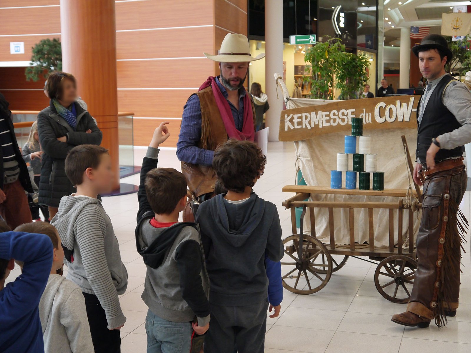 Le jeu du chariot : la kermesse du cowboy