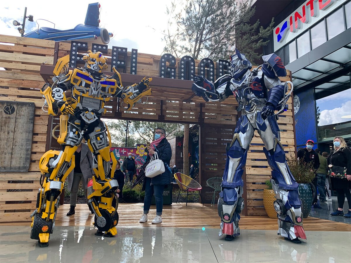 Animation événementielle robots