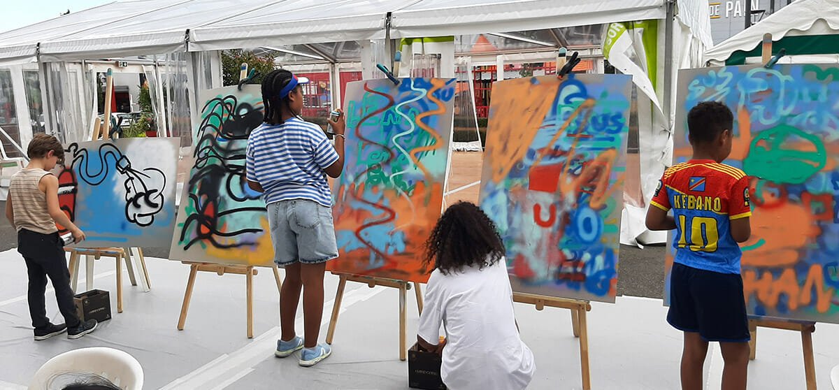 Animation Street art : les panneaux individuels