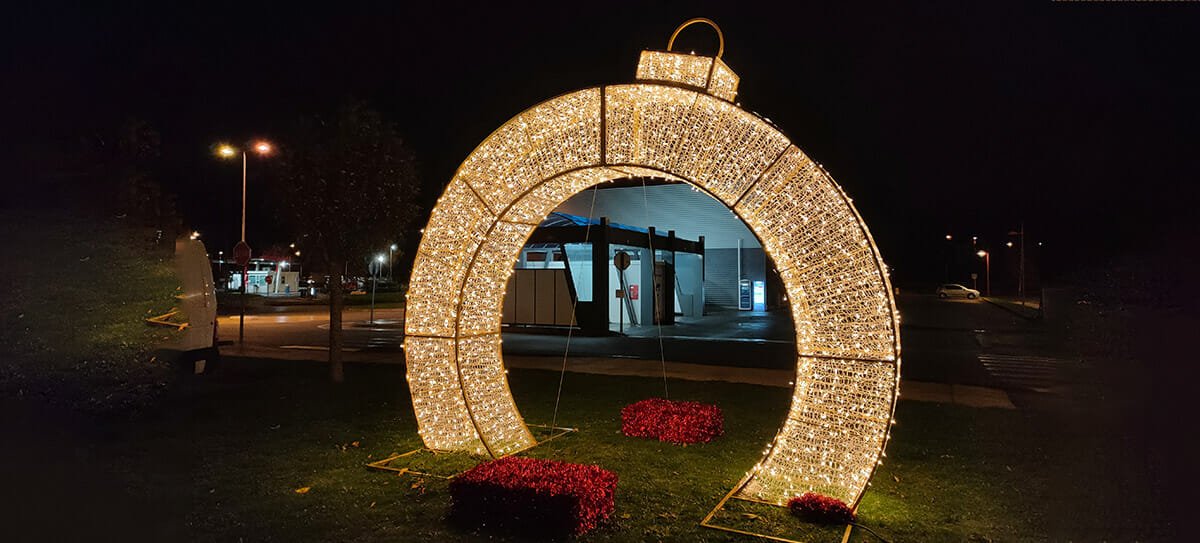 Masterpiece arche de Noël lumineuse