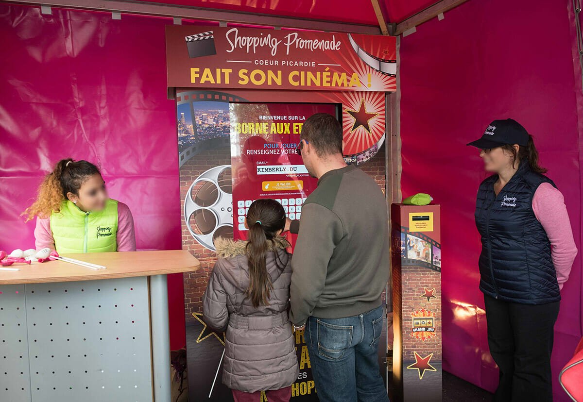 Animations : borne de jeux