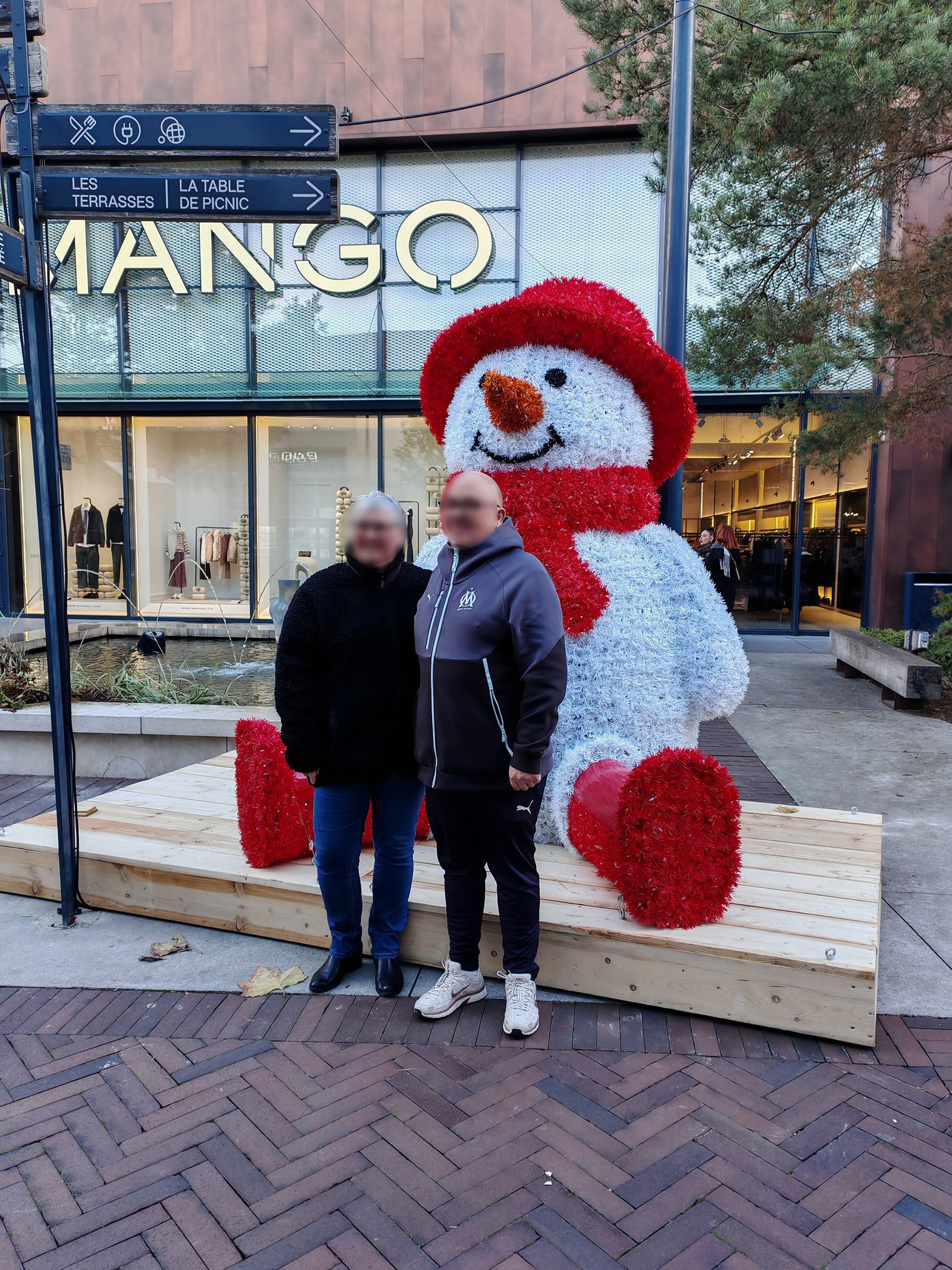 Décoration sur estrade