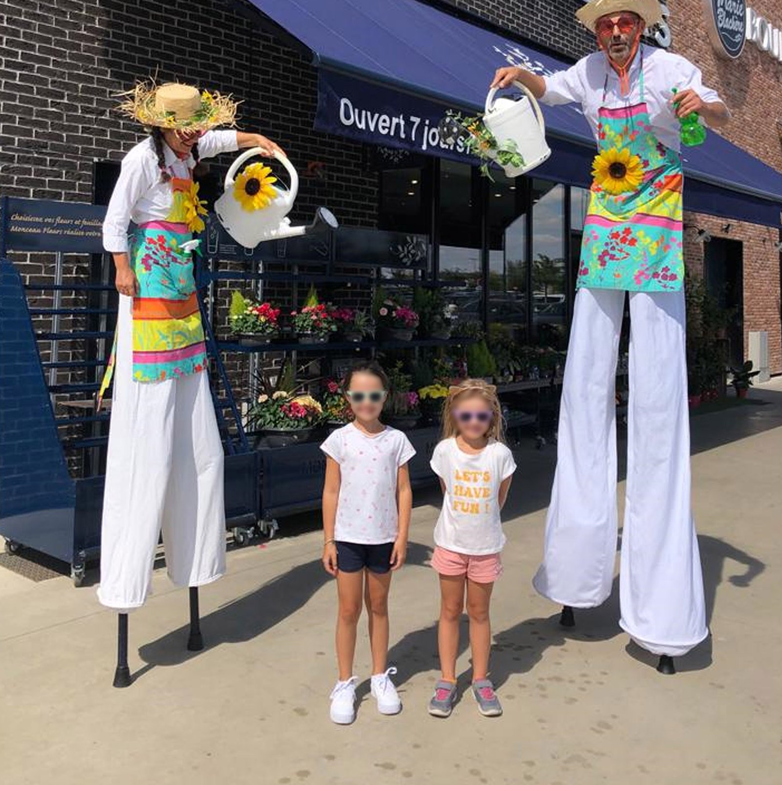 Animation estivale : les échassiers arroseurs