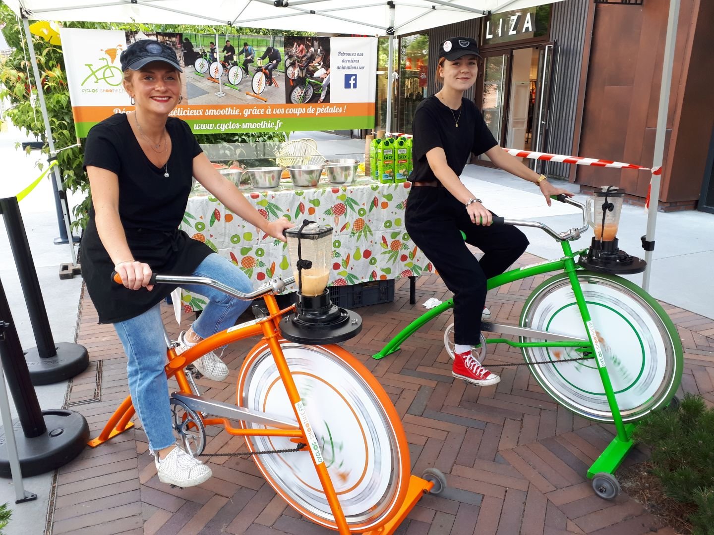 Animation estivale : vélos smoothies