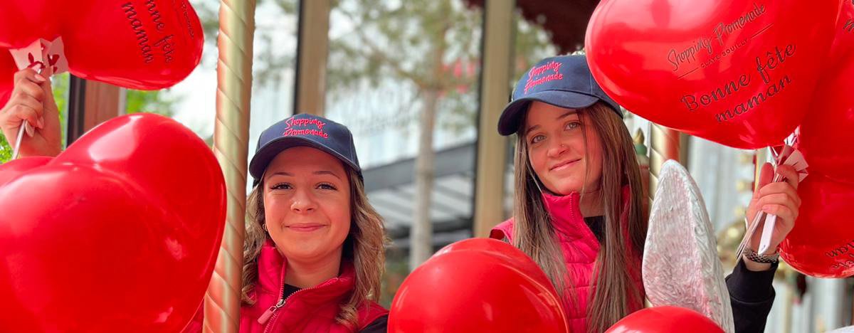 Animation distribution de ballons